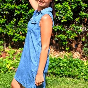 Gap XS Denim Sleeveless Dress